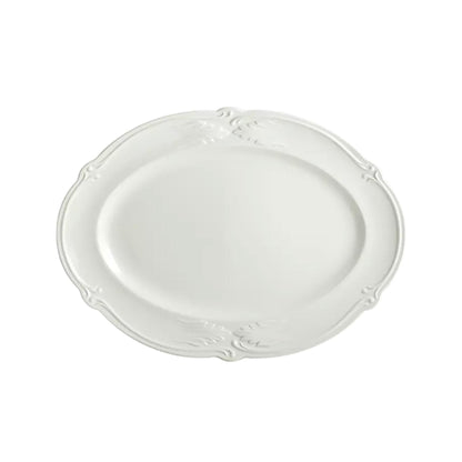 Rocaille White Oval Platter