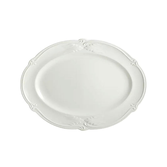 Rocaille White Oval Platter