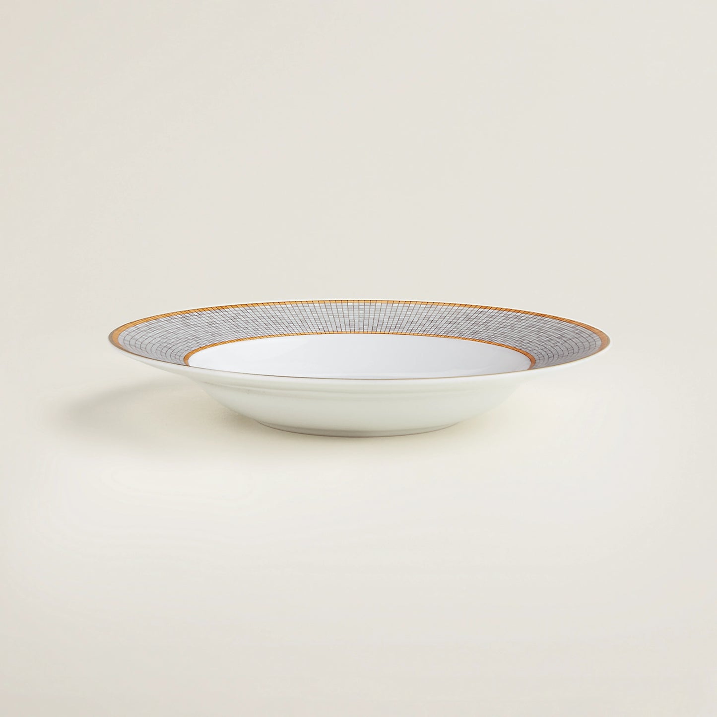 Mosaique au 24 Or Soup Plate