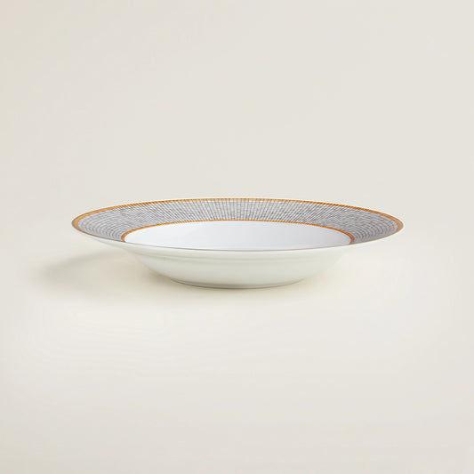 Mosaique au 24 Or Soup Plate