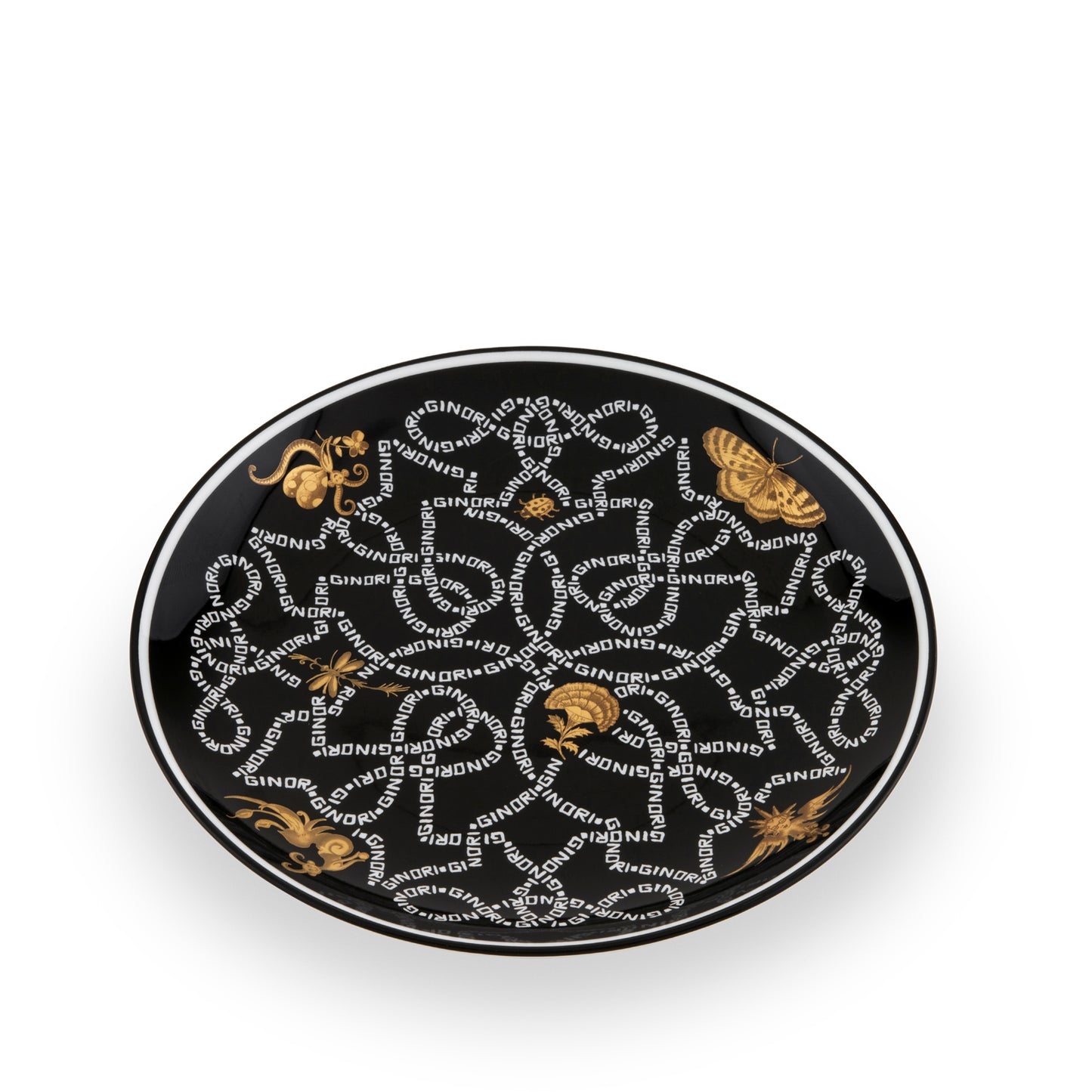 Arcadia Nero Dessert Plate