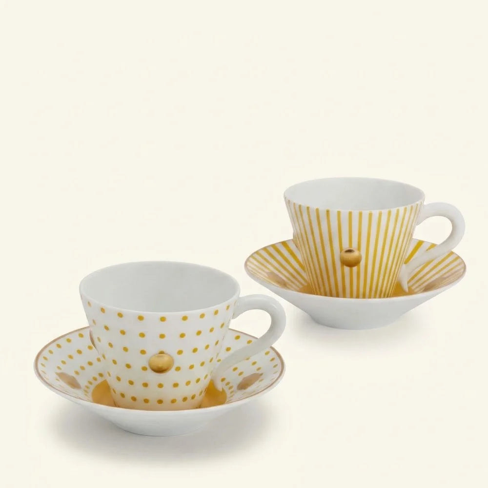 Delphos Et Knossos Set of 2 Coffee Cups by Bernardaud