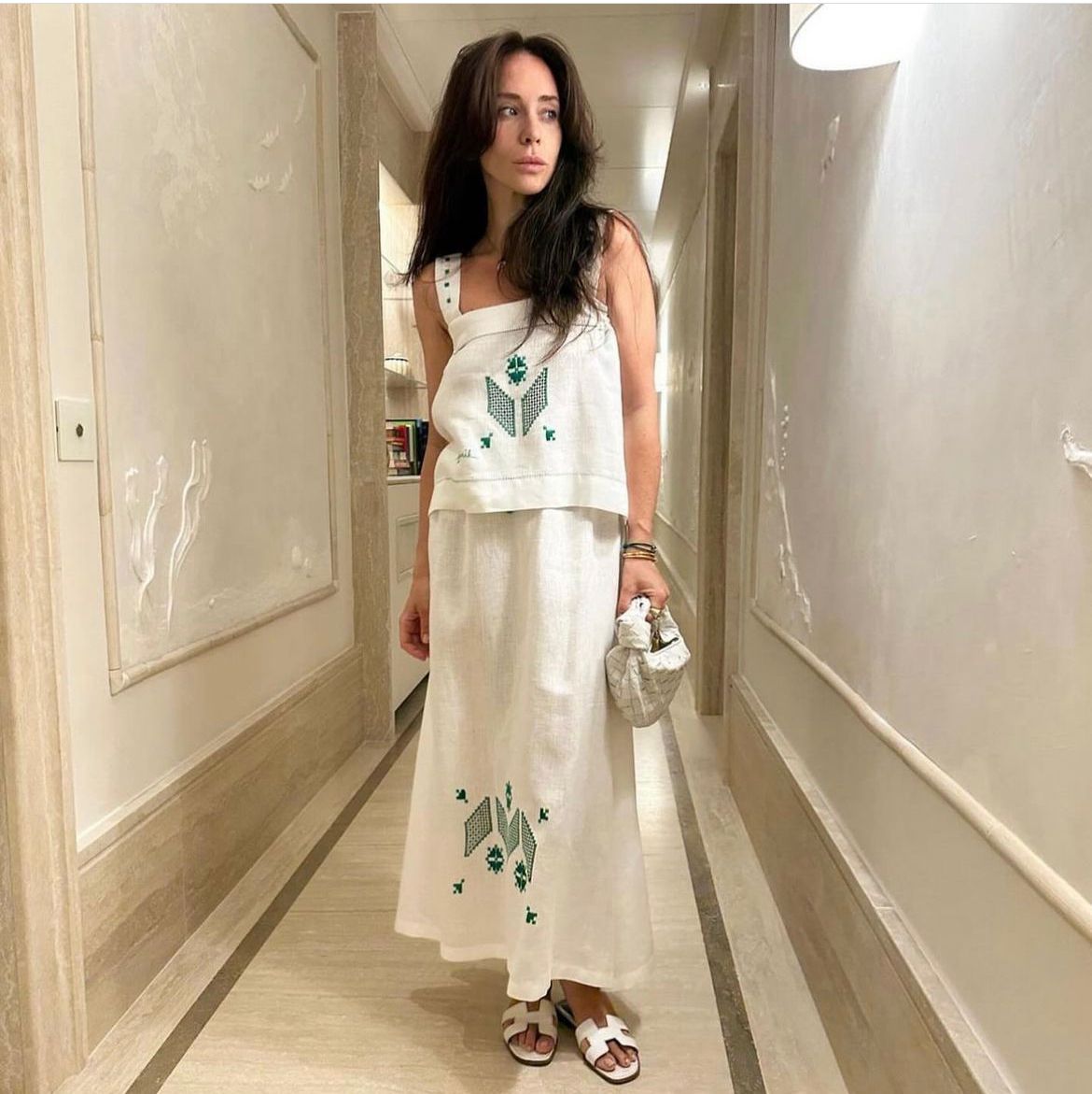 ADANA CROPPED TOP and ADANA SKIRT LONG