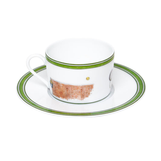 Les Weekends de Mlle Tennis Set of 2 teacups & saucers