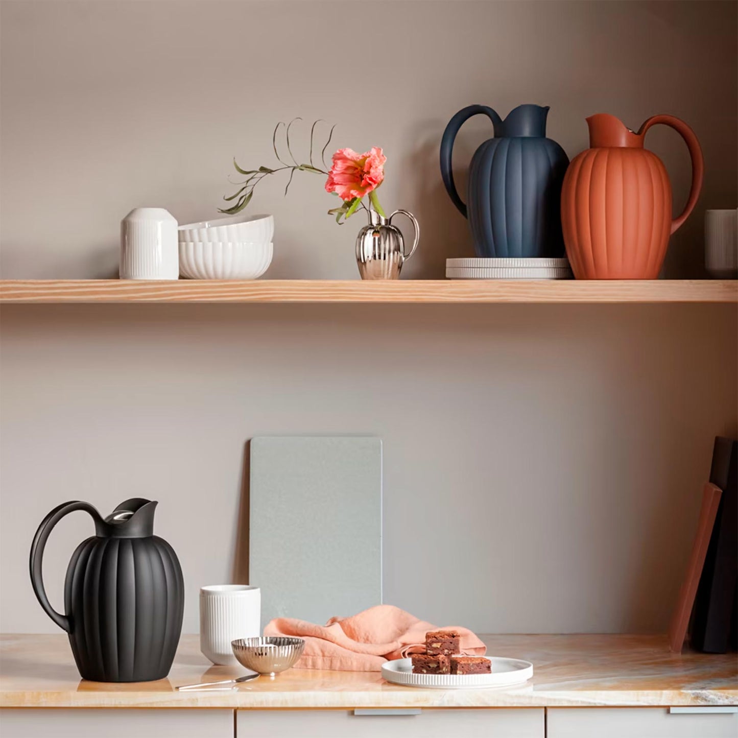 Bernadotte Thermo Jug- Terracotta